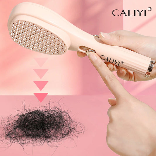 CALIYI Telescopic Magic Comb Not Stick Hair Brush Portable Fluffy Hairdressing Comb Anti Static Styling Tools