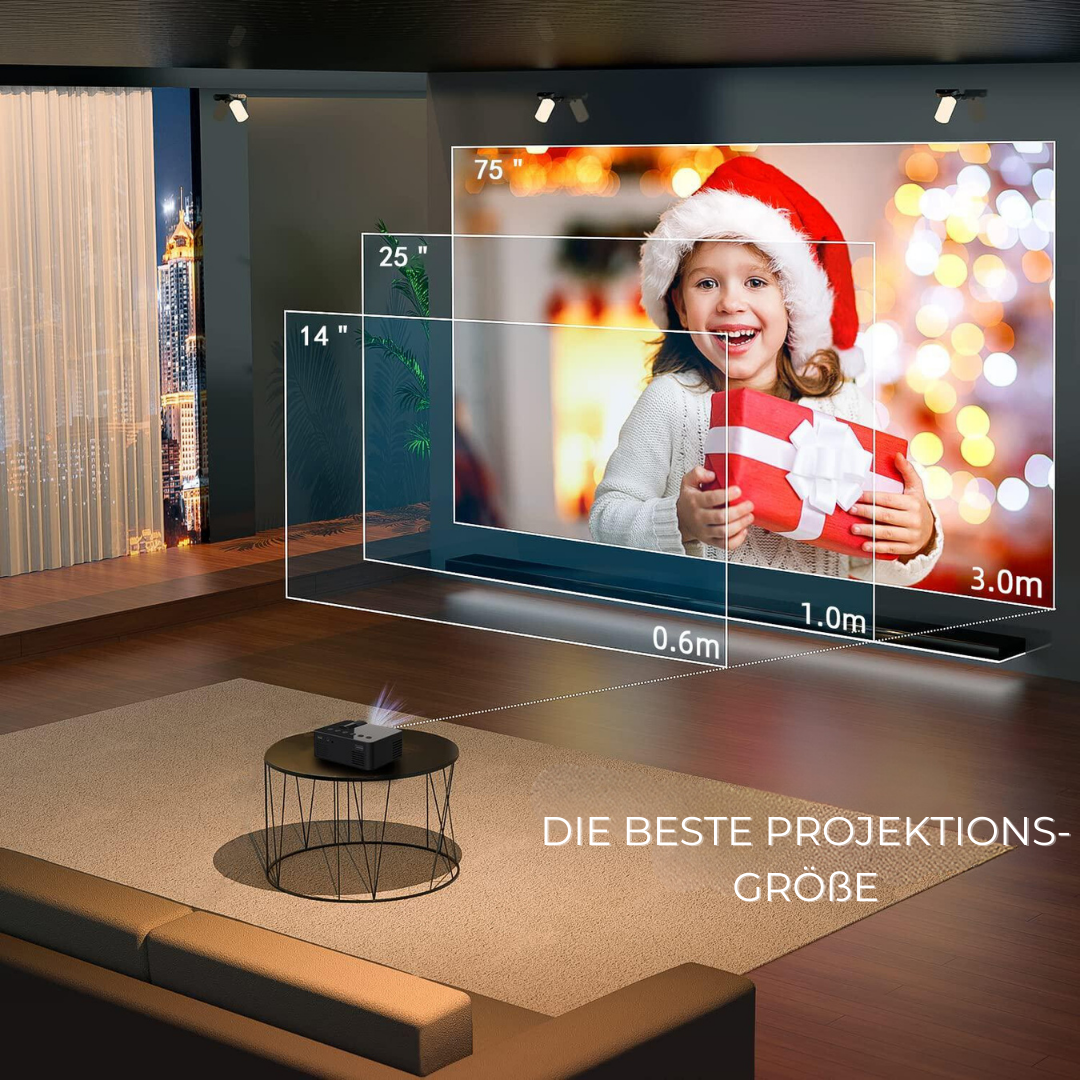 Beamster - Dein portables Mini-Auto-Kino für ein großes Kinoerlebnis